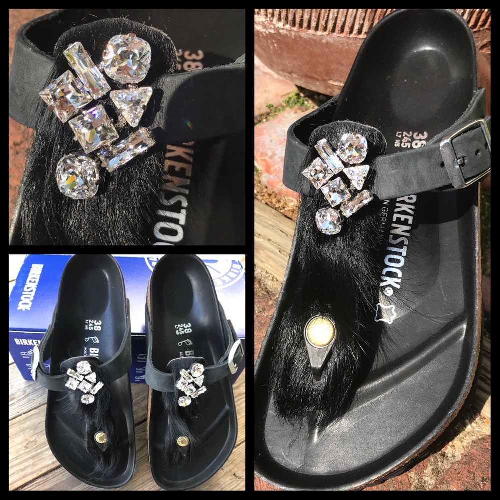 Birkenstock Gizeh Luxor Swarovski Crystal Size 38